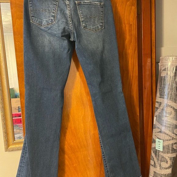 Women's Lucky Brand Charlie Baby Boot blue jeans - Picture 2 of 4